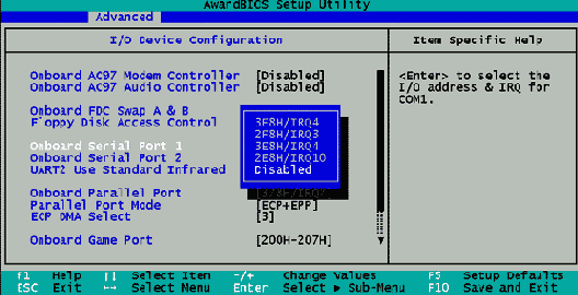 BIOS Setup